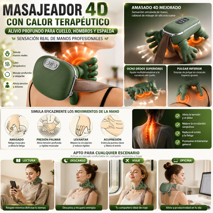 Masajeador Cervical Biónico 4D Calor